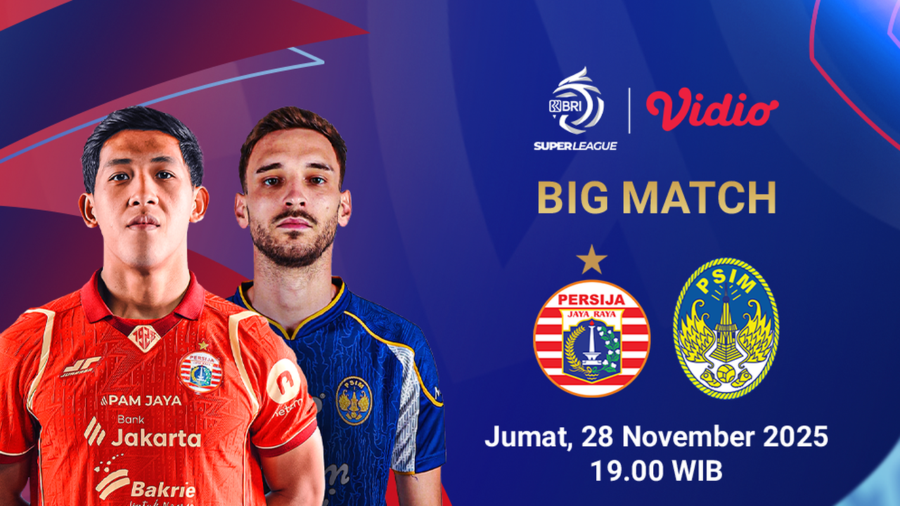 Persija vs PSIM: Laga Pekan ke-14 Super League Bertepatan HUT ke-97 Macan Kemayoran