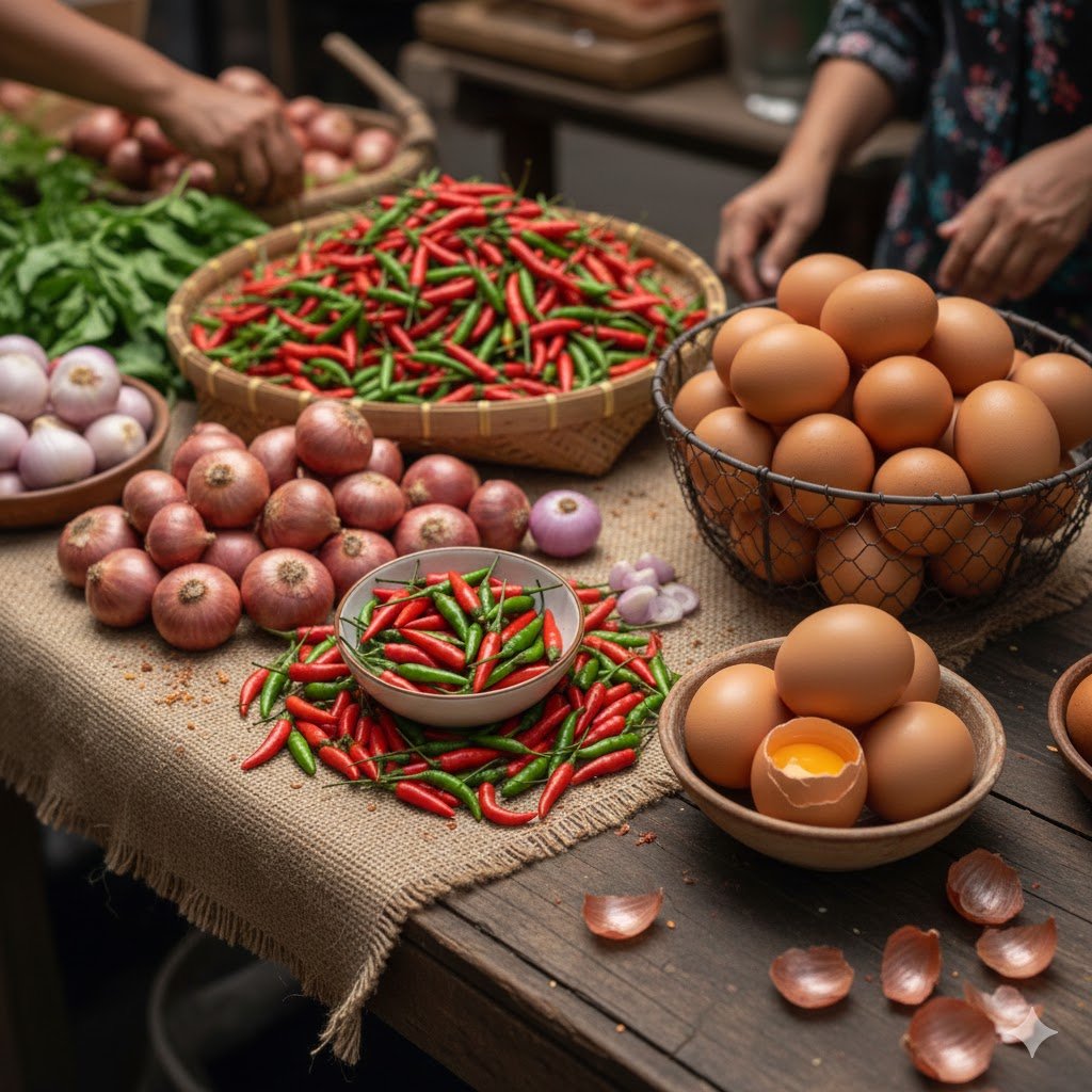 Banjir Aceh Ganggu Distribusi, Harga Cabai dan Telur Naik Drastis di Pasar Lambaro