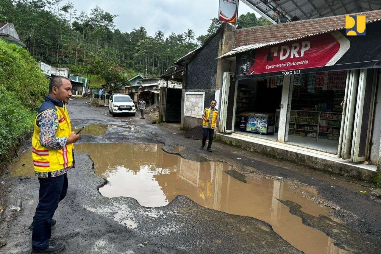 Jalan Pamegatan–Singajaya Masuk Prioritas, Kementerian PU Kirim BBJN untuk Perbaikan Cepat