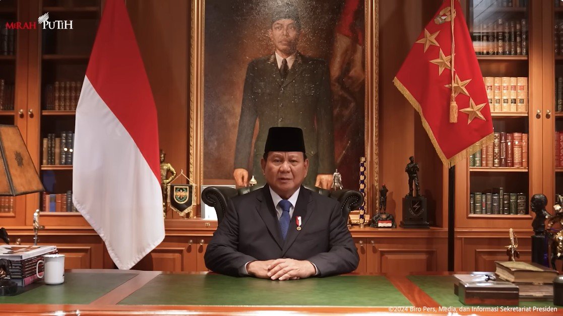 Selamat Natal 2025 dan Tahun Baru 2026, Presiden Prabowo Ajak Rakyat Indonesia Perkuat Solidaritas