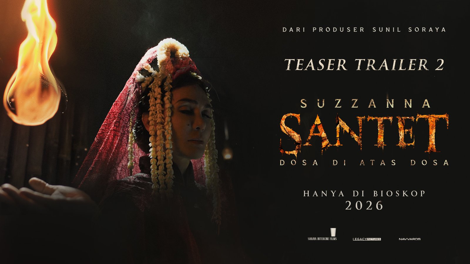 Teaser Trailer 2 SUZZANNA: Santet Dosa Di Atas Dosa Resmi Dirilis, Tampilkan Visual Epik