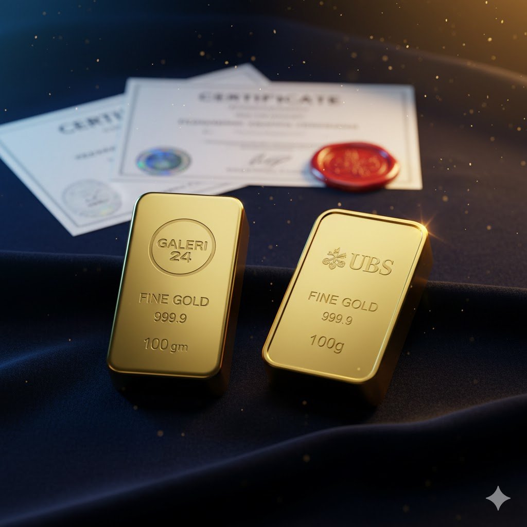 Update Harga Emas UBS & Galeri24 Hari Ini: Harga Jual Per Gram dari 0,5g hingga 1 Kg