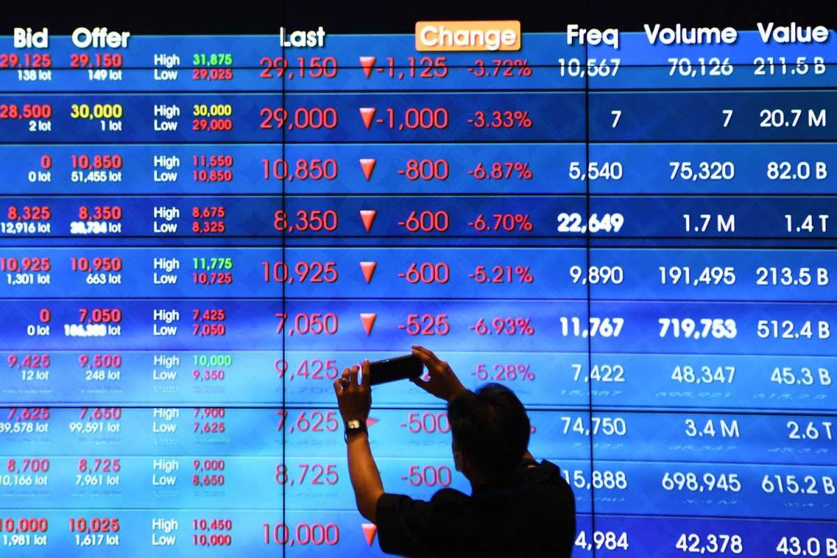Pasar Saham Indonesia: IHSG Melemah ke Zona Merah, Transportasi Tertekan