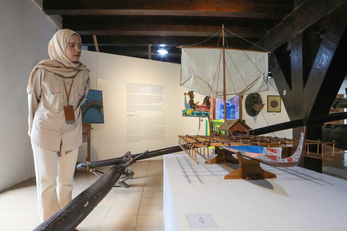 Pameran Looking for the East di Museum Bahari Tampilkan Perahu Tradisional Papua dan Wilayah Timur Indonesia