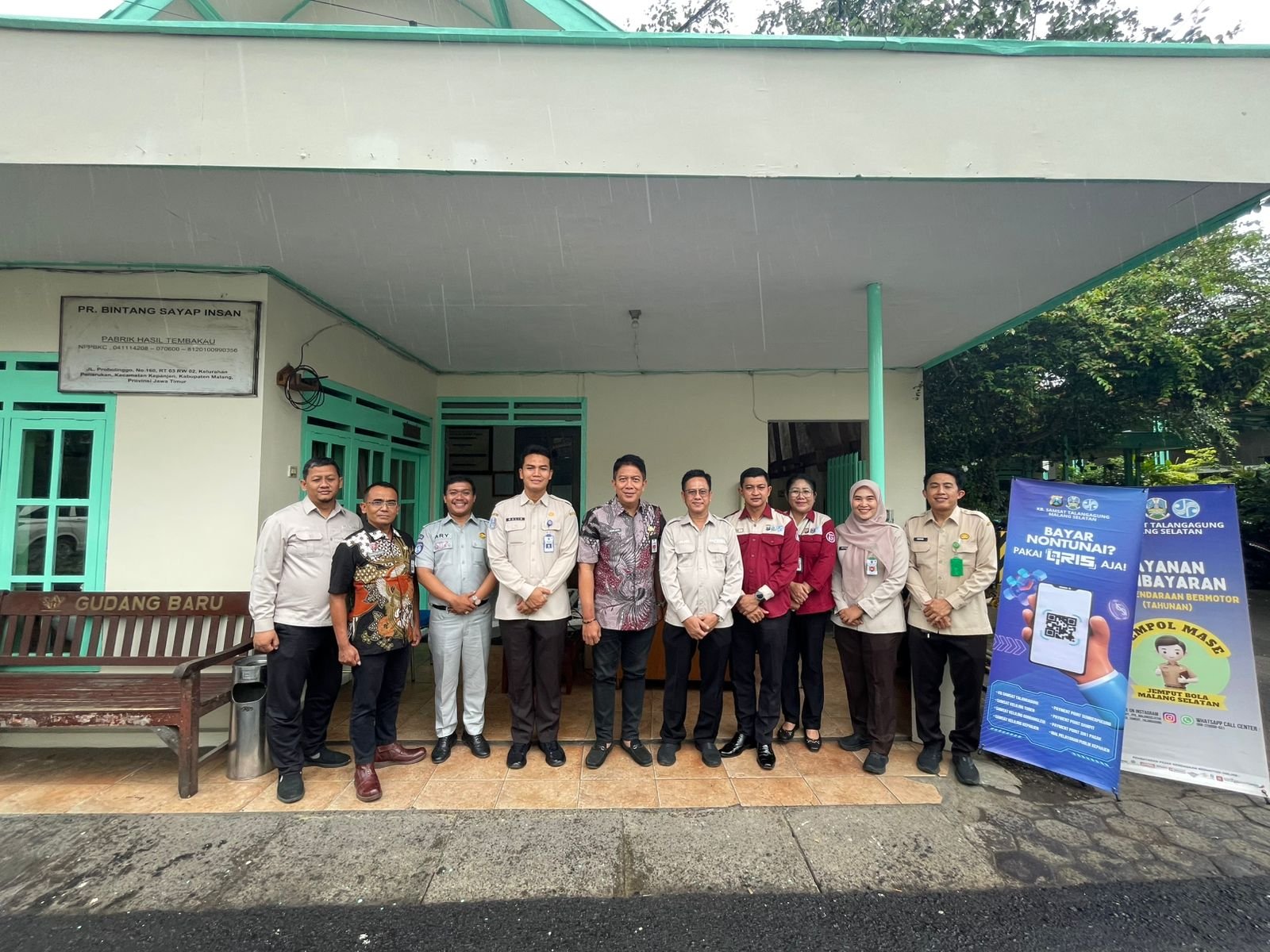 Jasa Raharja Cabang Malang Bersama Samsat Talangagung Gelar Jemput Bola Pembayaran Pajak Kendaraan Melalui Program Jempol Mase