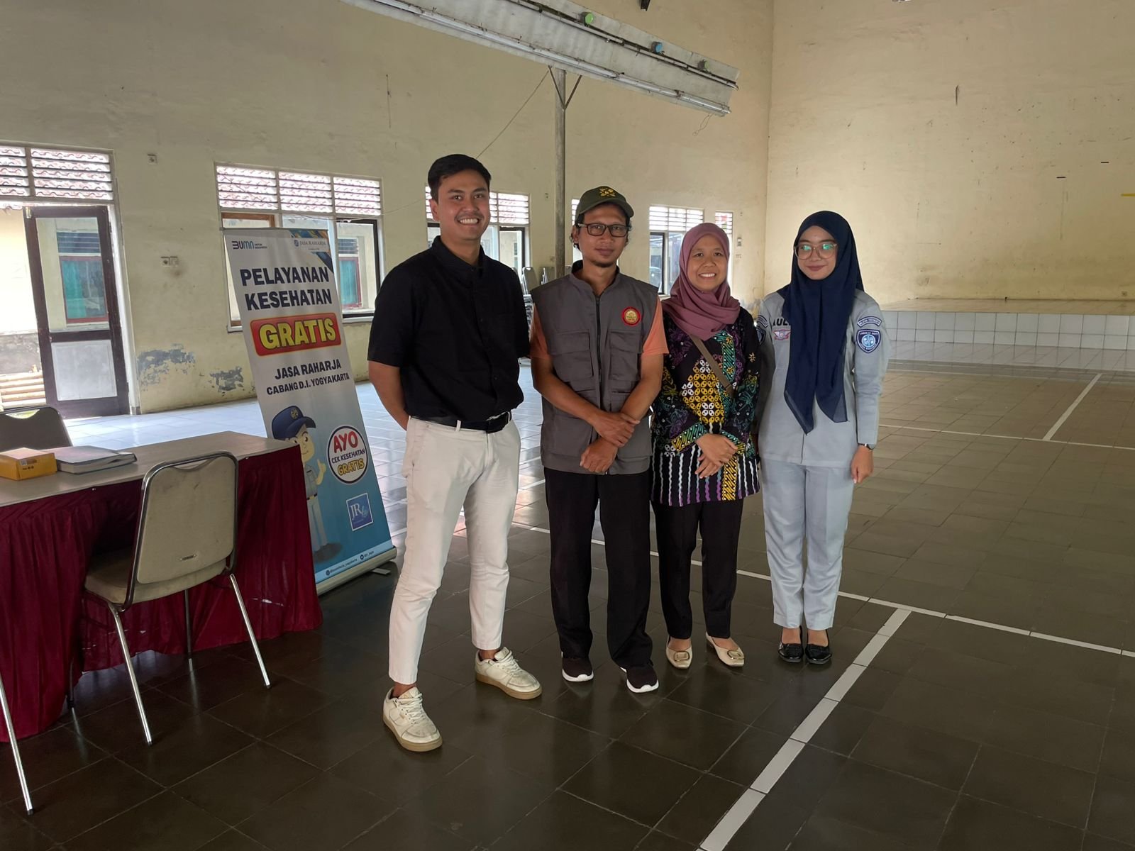 Pelayanan Kesehatan Gratis (MUKL) Jasa Raharja Kanwil D.I. Yogyakarta Balai Desa Wijirejo Pandak