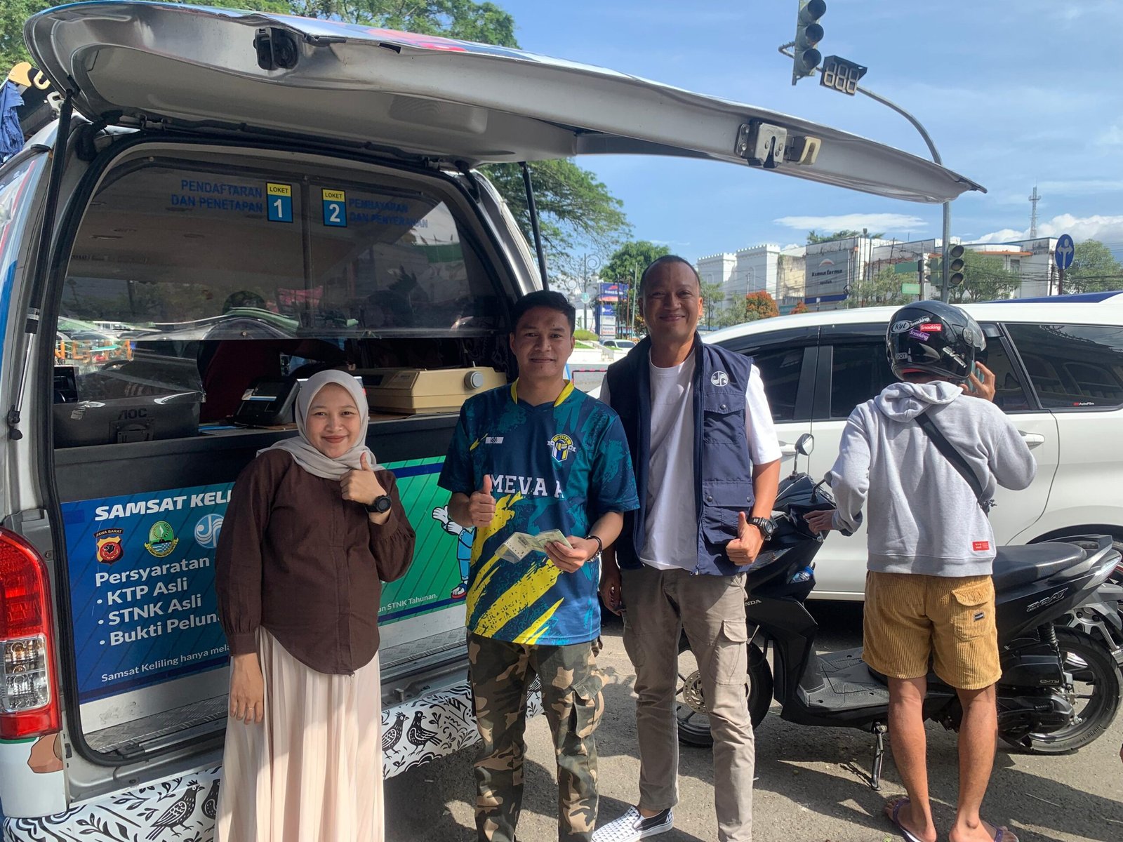 Tim Pembina Samsat Kota Sukabumi Selenggarakan Samsat Jogging di Lapangan Merdeka