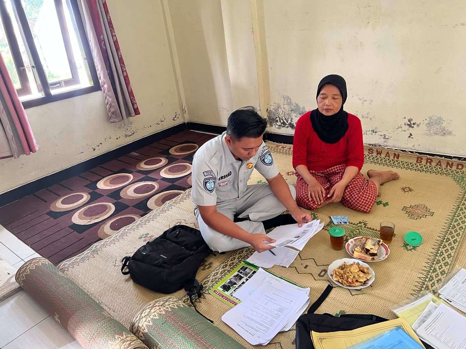 KPJR Tk II Sleman Gerak Cepat Serahkan Santunan Korban Pejalan Kaki di Jalan Pakem–Cangkringan