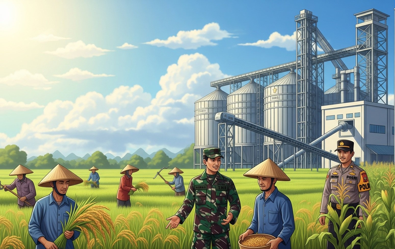 Indonesia Capai Swasembada Pangan, Menuju Lumbung Pangan Dunia