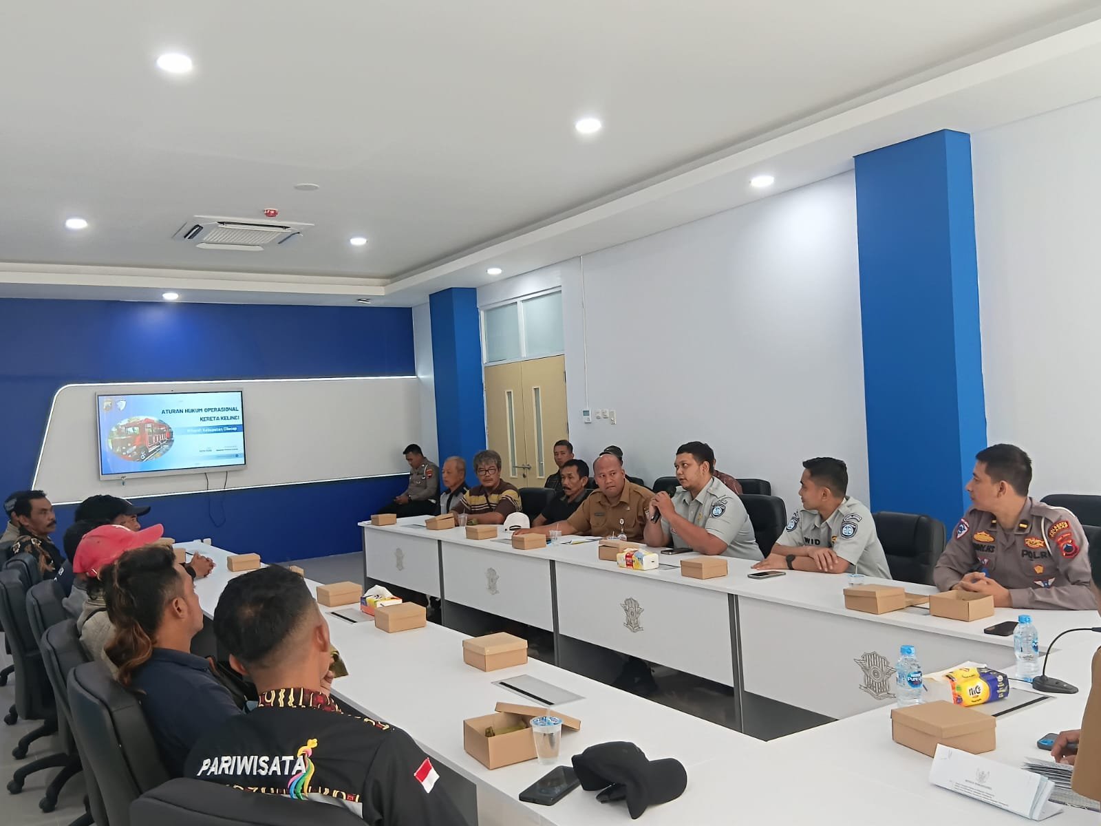 Jasa Raharja Wangon Perkuat Aspek Legalitas dan Keselamatan Kereta Kelinci di Polresta Cilacap