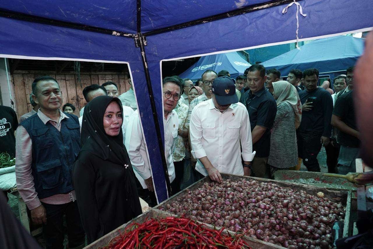 Mendag Percepat Pemulihan Pasar Kuala Simpang Pascabencana Banjir