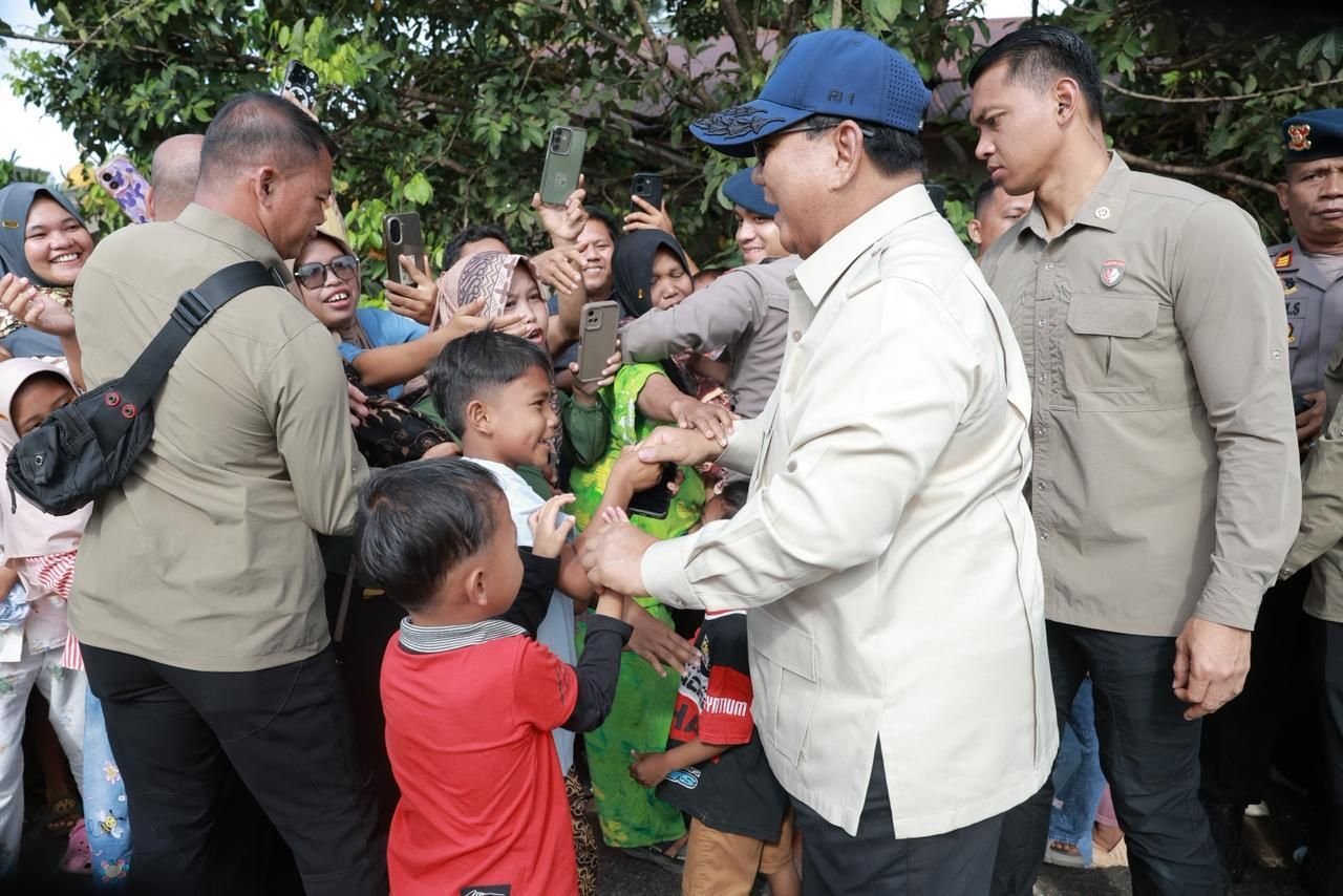 Presiden Prabowo Tinjau Pembangunan Hunian Korban Banjir di Aceh Tamiang