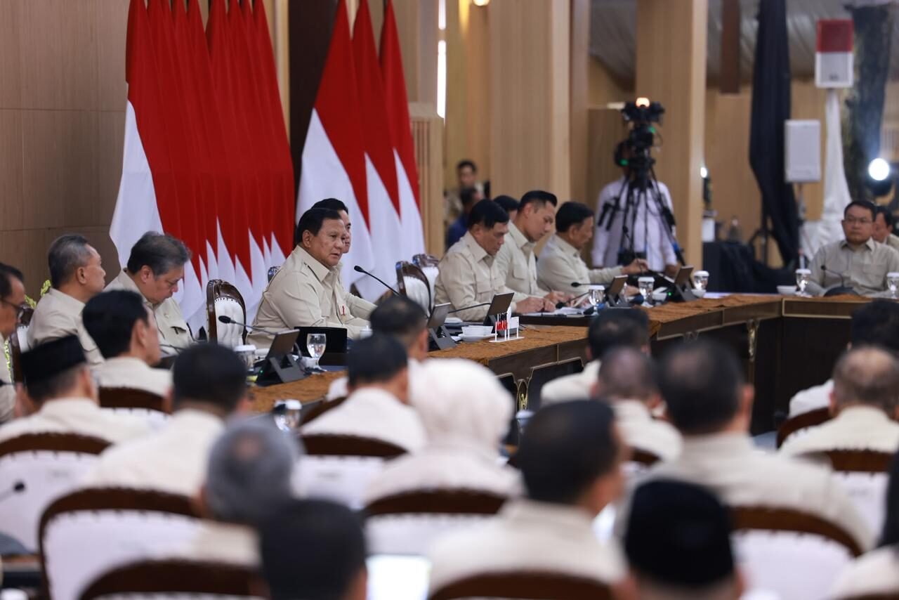 Prabowo Tekankan Swasembada Pangan dan Energi di Retret Kabinet Hambalang