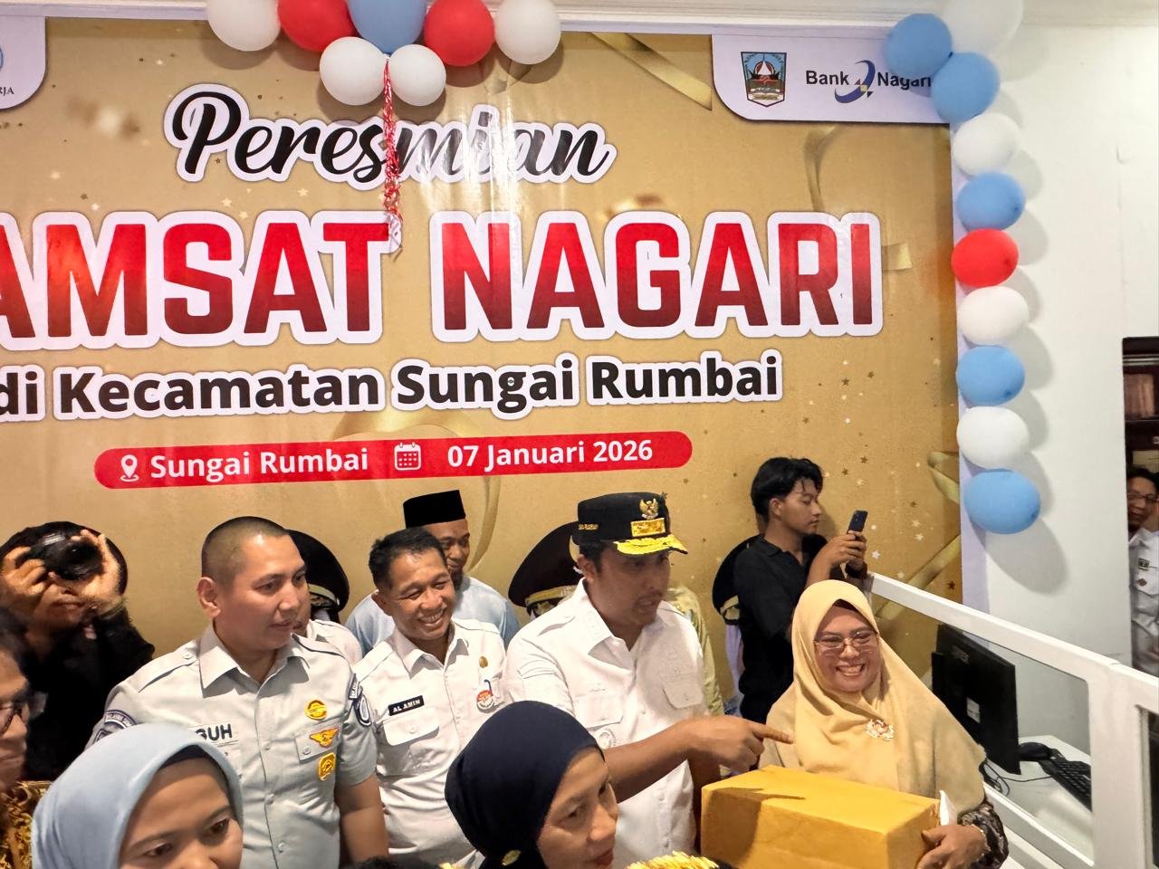 Jasa Raharja Sumatera Barat Ikut Resmikan Samsat Nagari Sungai Rumbai di Kabupaten Dharmasraya