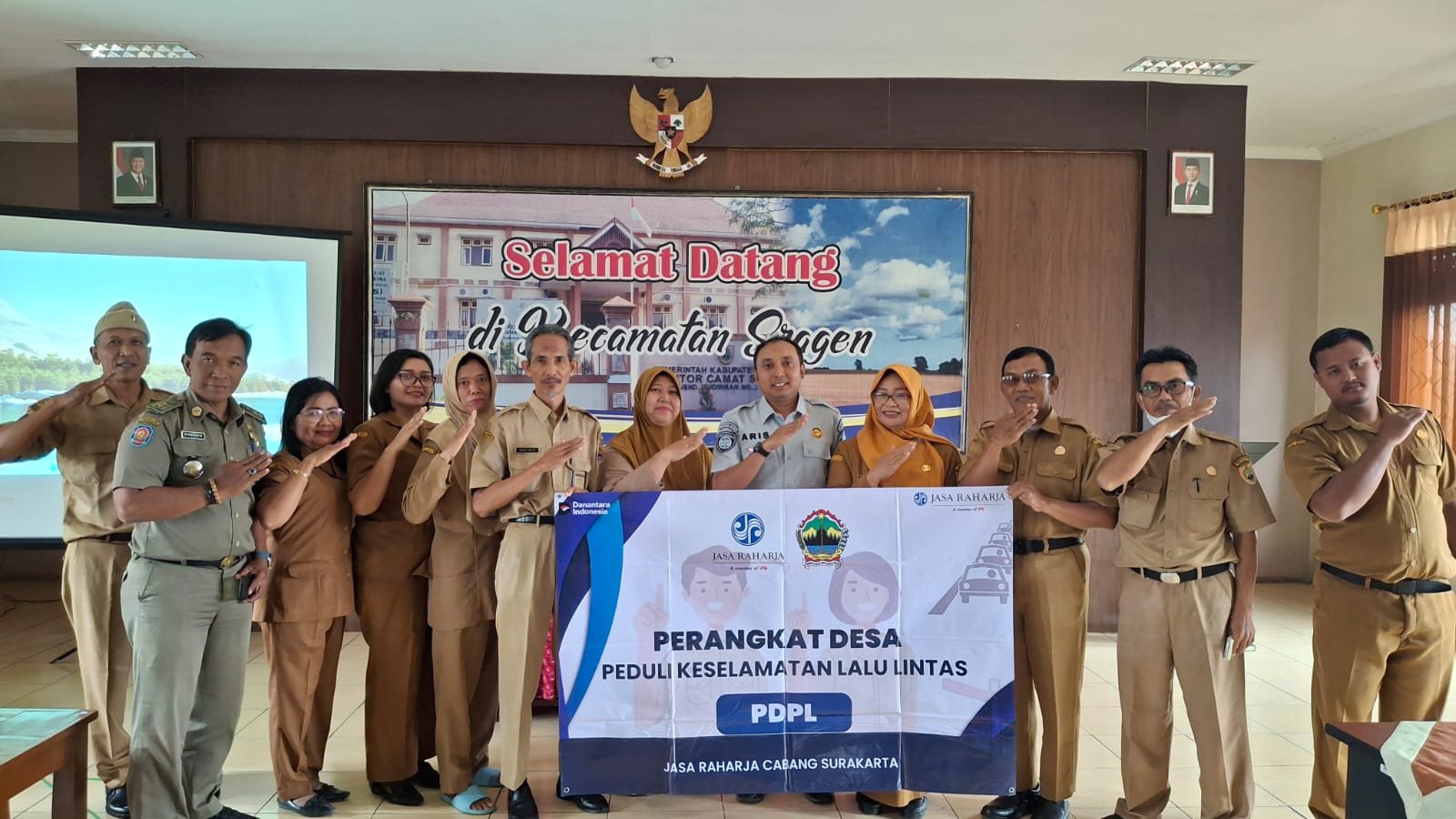 Tingkatkan Peran Perangkat Desa, Jasa Raharja Surakarta Gelar Sosialisasi PDPL dan Pelatihan PPGD di Sragen