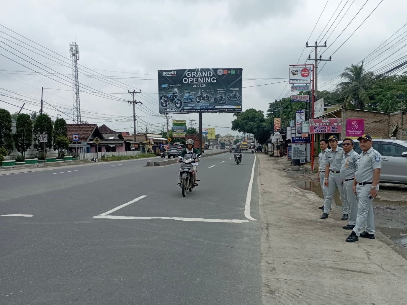 Jasa Raharja Lampung Laksanakan Survei Titik Rawan Kecelakaan di Kecamatan Natar
