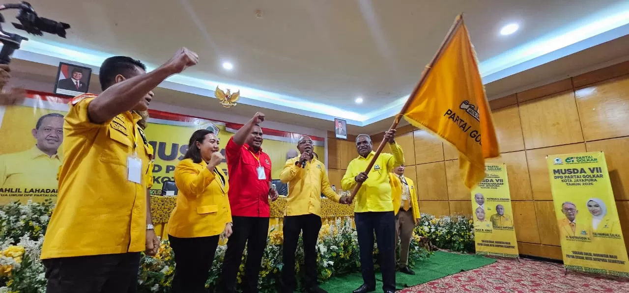 Pimpin Golkar Kota Jayapura, Abisai Rollo Targetkan Penguatan Struktur Partai