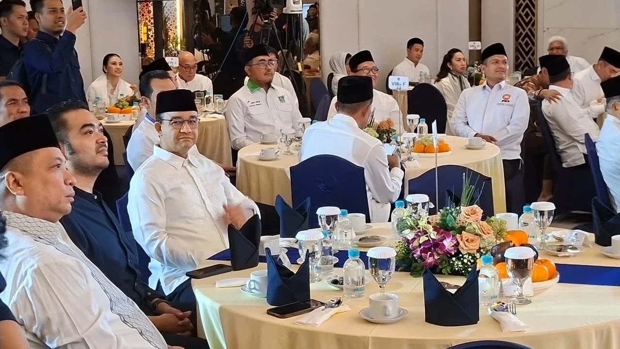 Surya Paloh Sambut Tokoh Lintas Parpol di Bukber NasDem
