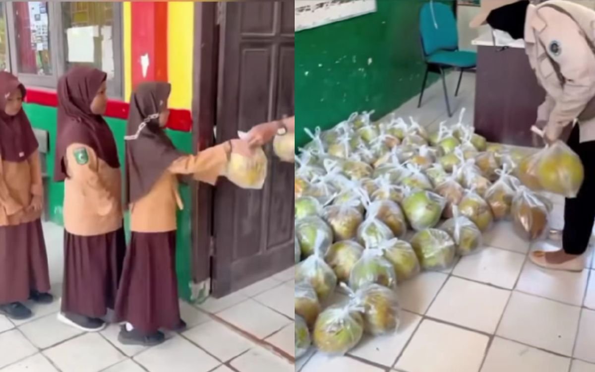 Video MBG Kelapa Muda Viral, SPPG Jelaskan Menu Lengkap di Muara Badak