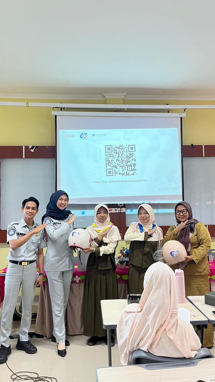 Safety Campaign, PPKL, dan PPGD Digelar di SMA Al Kautsar Bandar Lampung