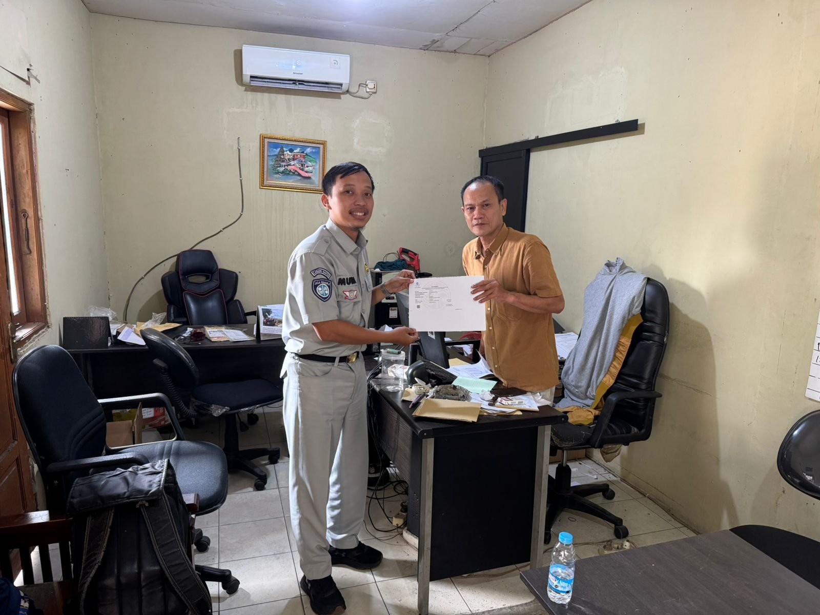 Jasa Raharja Tangerang Pastikan Jaminan Perlindungan Terhadap Penumpang Angkutan Umum dan Sosialisasi Signal Corporate di PT Komara Putra Manggala