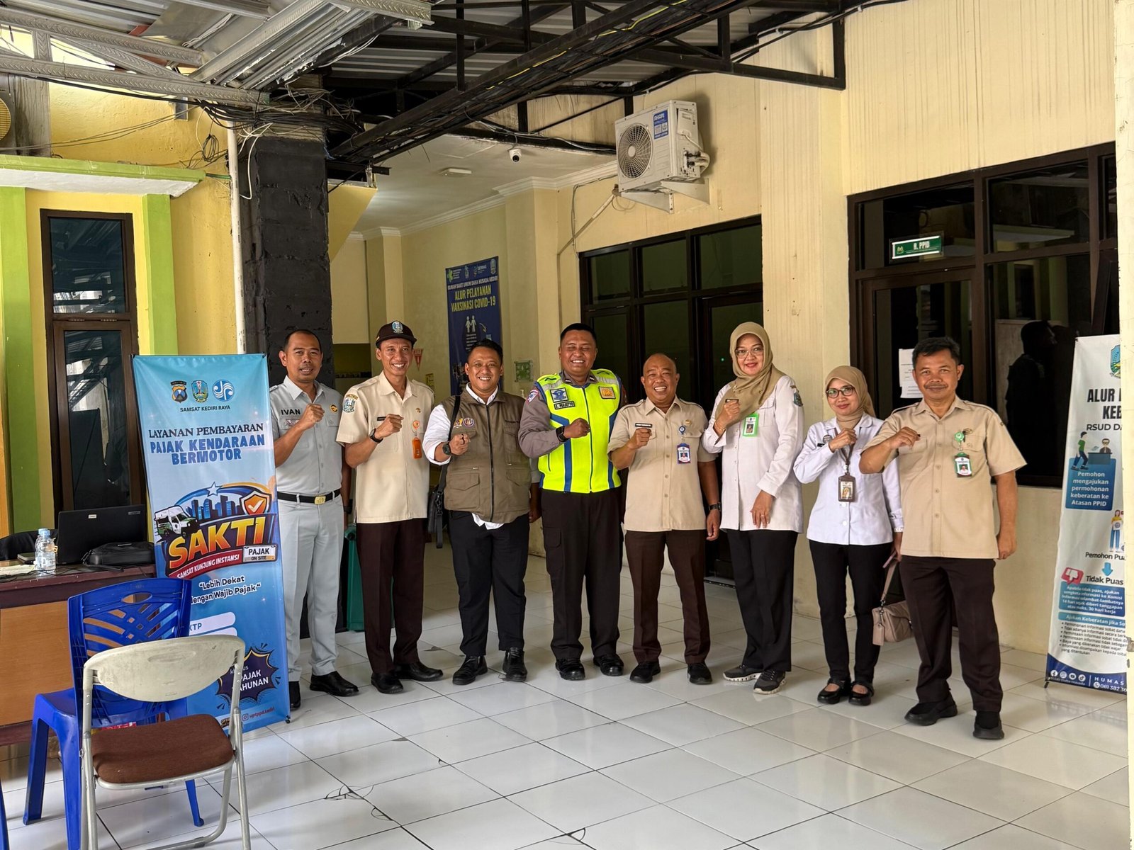 Samsat Kediri Kota Gelar Layanan di Rumah Sakit Umum Daerah Dhaha Husada