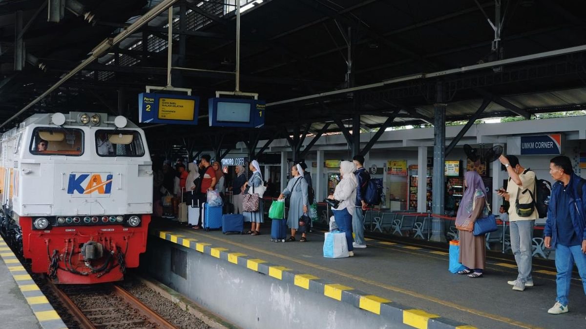 KAI Daop 6 Catat 147.501 Tiket Kereta Lebaran 2026 Sudah Terpesan