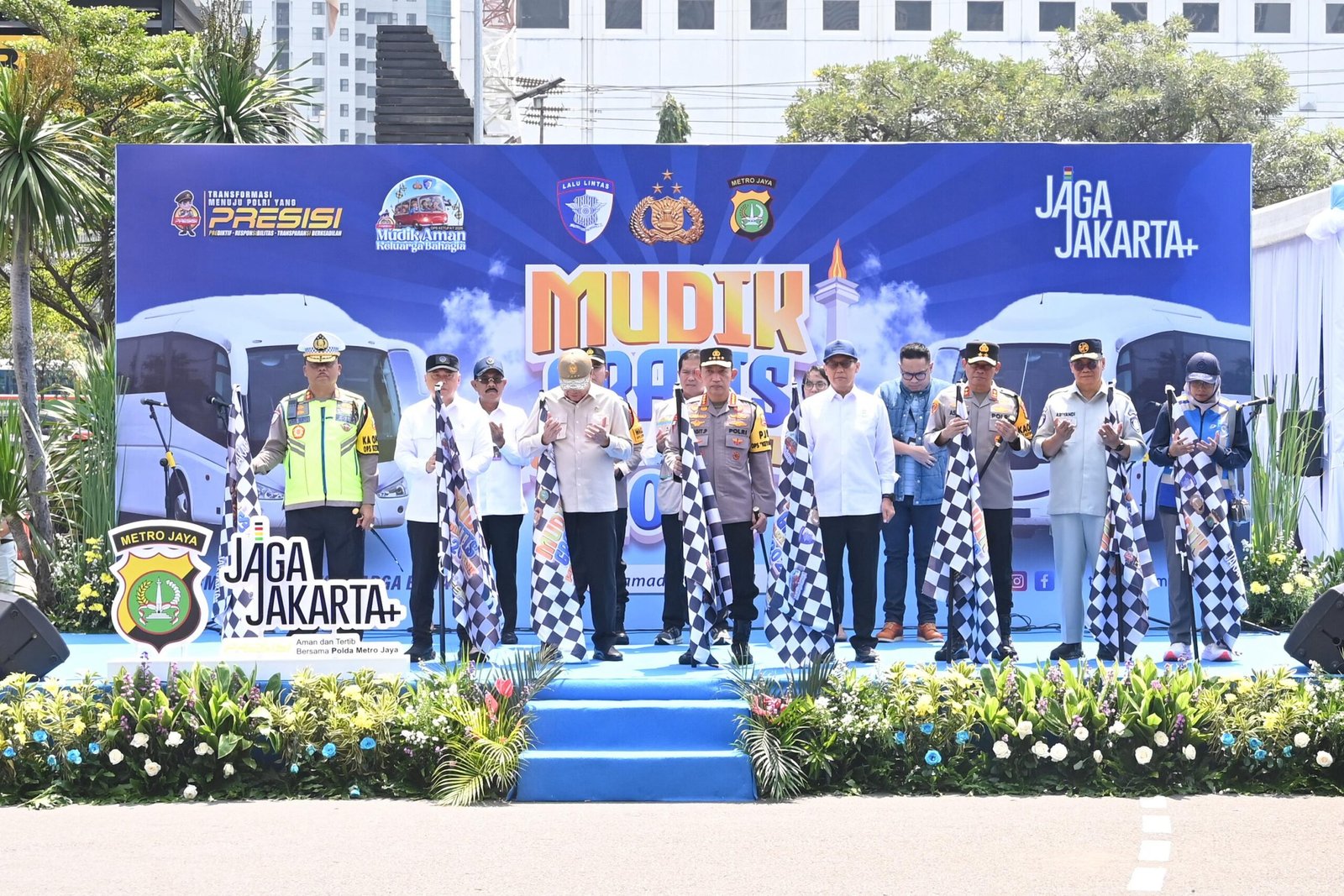 Jasa Raharja Hadiri Pelepasan Mudik Gratis Polri Presisi 2026, Wujud Sinergi Negara Hadir dalam Melayani Masyarakat