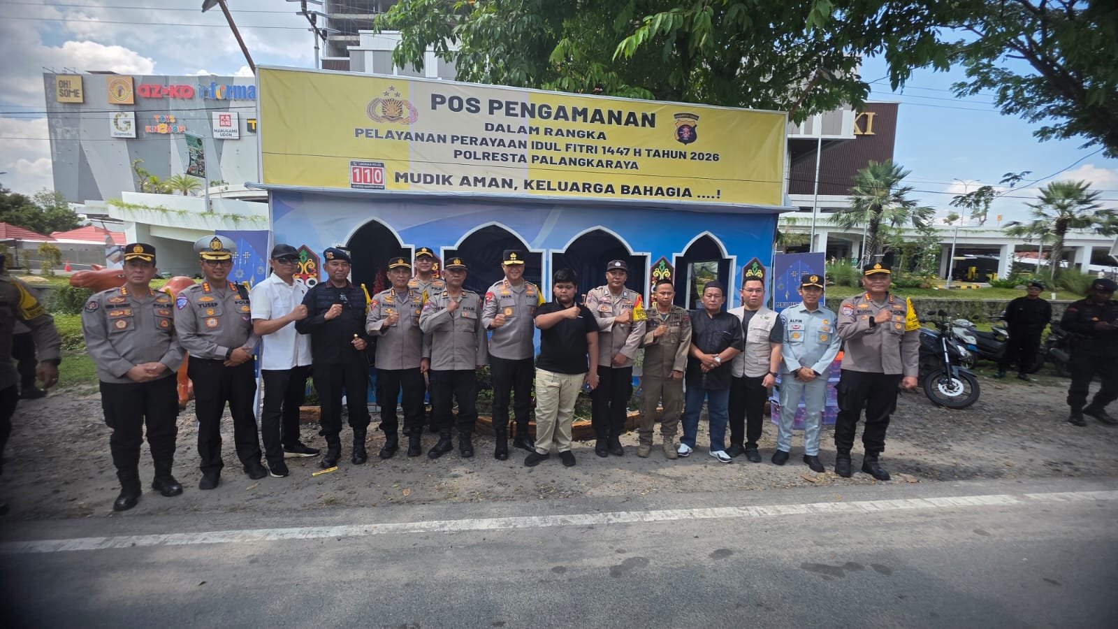 Dukung Kelancaran Lebaran, Jasa Raharja Kalteng Bersama Kapolda Kunjungi Posko Pengamanan