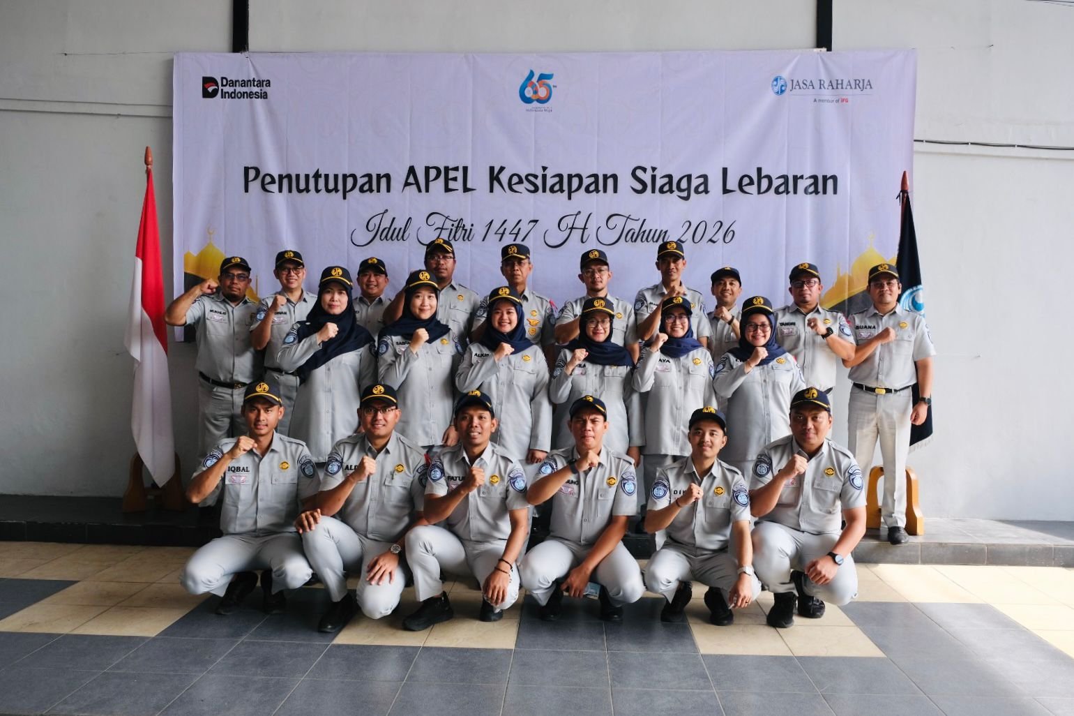 Jasa Raharja Sulawesi Selatan Ikuti Apel Penutupan Siaga Lebaran 1447 H Secara Serentak