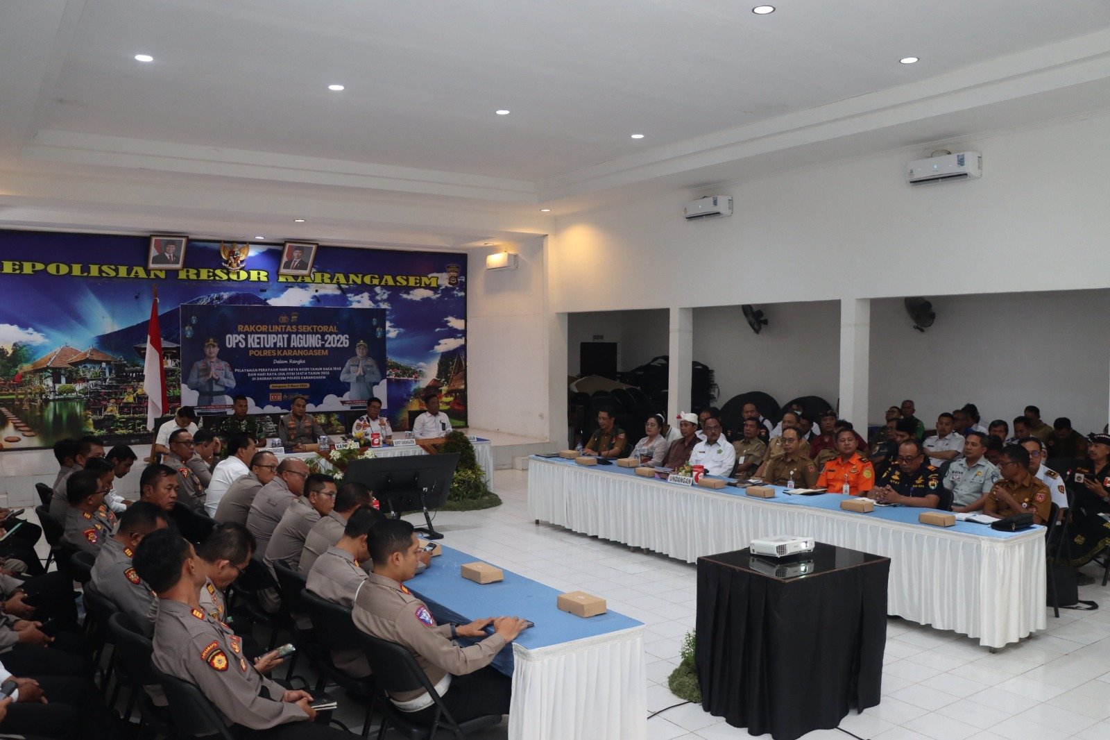 Jasa Raharja Bali Hadiri Rakor Kesiapan Operasi Ketupat Agung 2026 di Polres Karangasem
