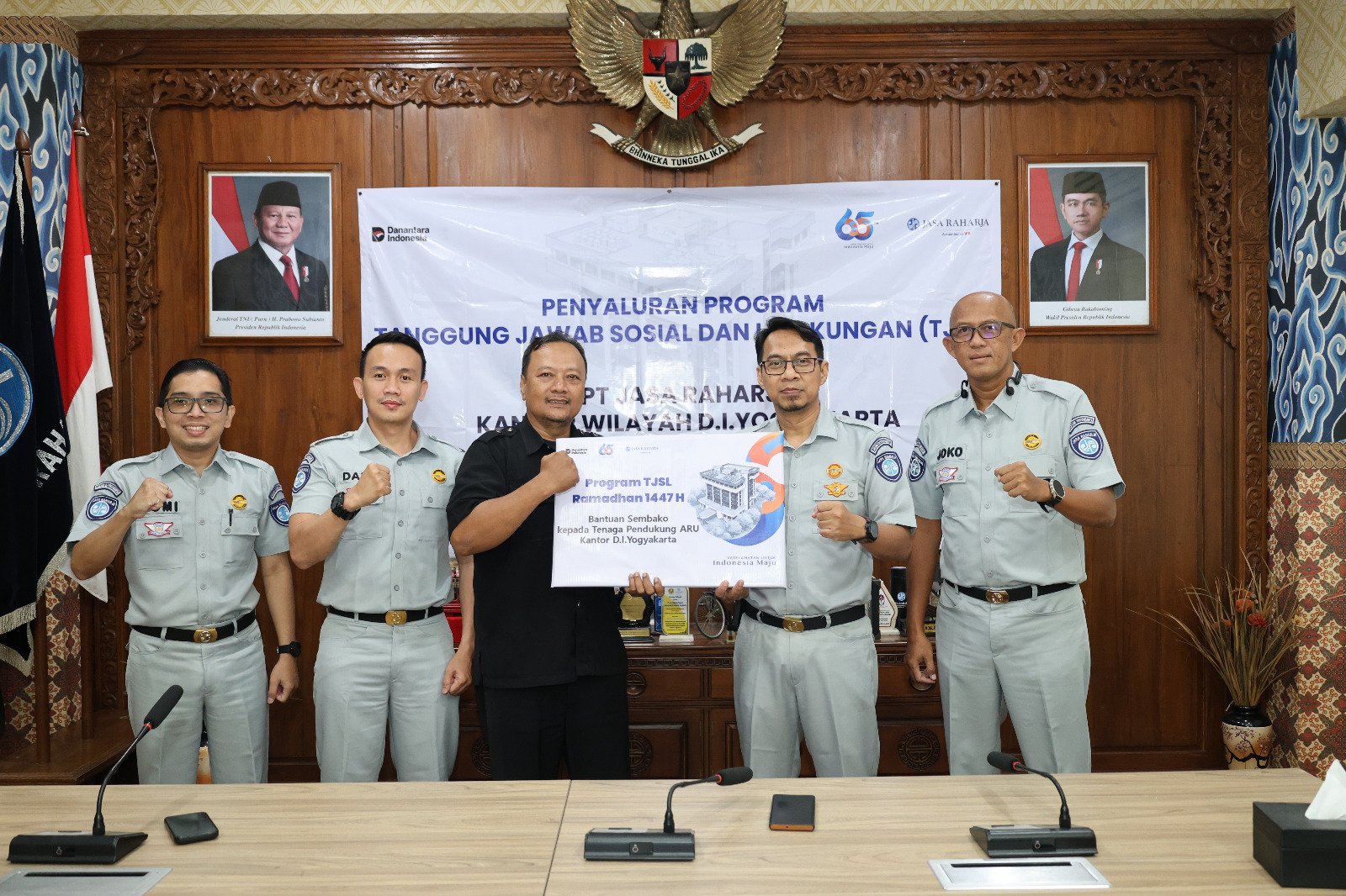 Ramadhan Penuh Kepedulian, Jasa Raharja DIY Berikan Bantuan Sembako kepada ARU Raharja 