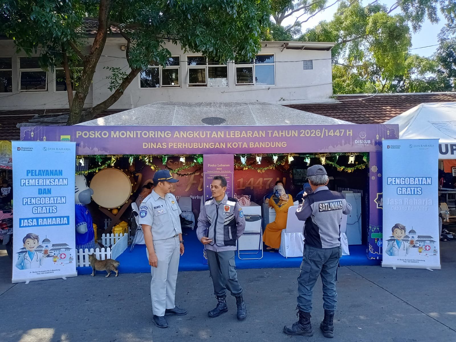 Perkuat Kolaborasi, Jasa Raharja Bandung Gelar Pengobatan Gratis MUKL, Edukasi PPGD dan Giat Ramcek Bersama Dinas Perhubungan Kota Bandung dan Ombudsman RI
