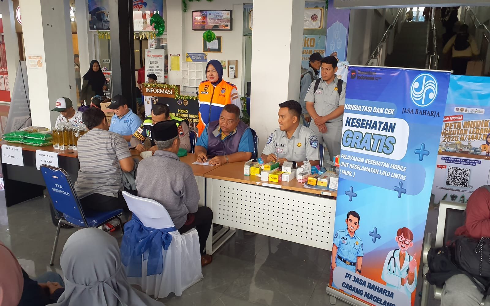 Jasa Raharja Magelang Gelar Pemeriksaan Kesehatan Gratis di Terminal Mendolo Wonosobo Dukung Pencegahan Kecelakaan Arus Balik Lebaran 2026