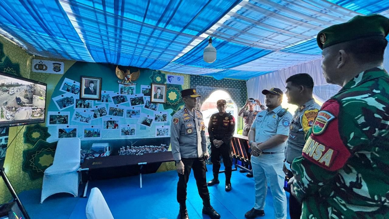 Kapolda Lampung Tinjau Posyanter Begadang V, Jasa Raharja Lampung Pastikan Kesiapan Pelayanan Mudik Lebaran