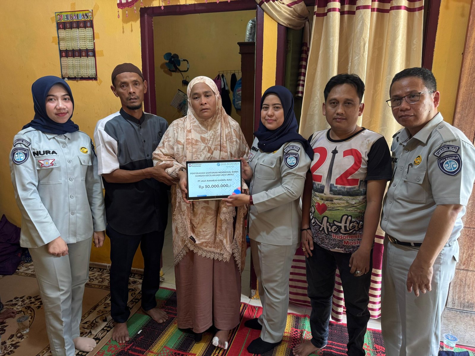 Terapkan Zero Pending Klaim Jasa Raharja Riau Serahkan Santunan Korban Kecelakaan Kurang dari 24 Jam