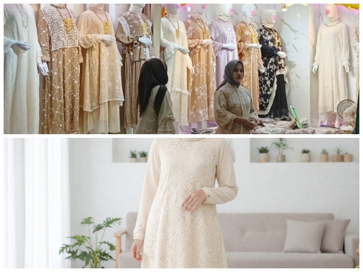 Jelang Idulfitri 1447 H, Gamis ‘Bini Orang’ Viral dan Jadi Buruan Pembeli di Medan