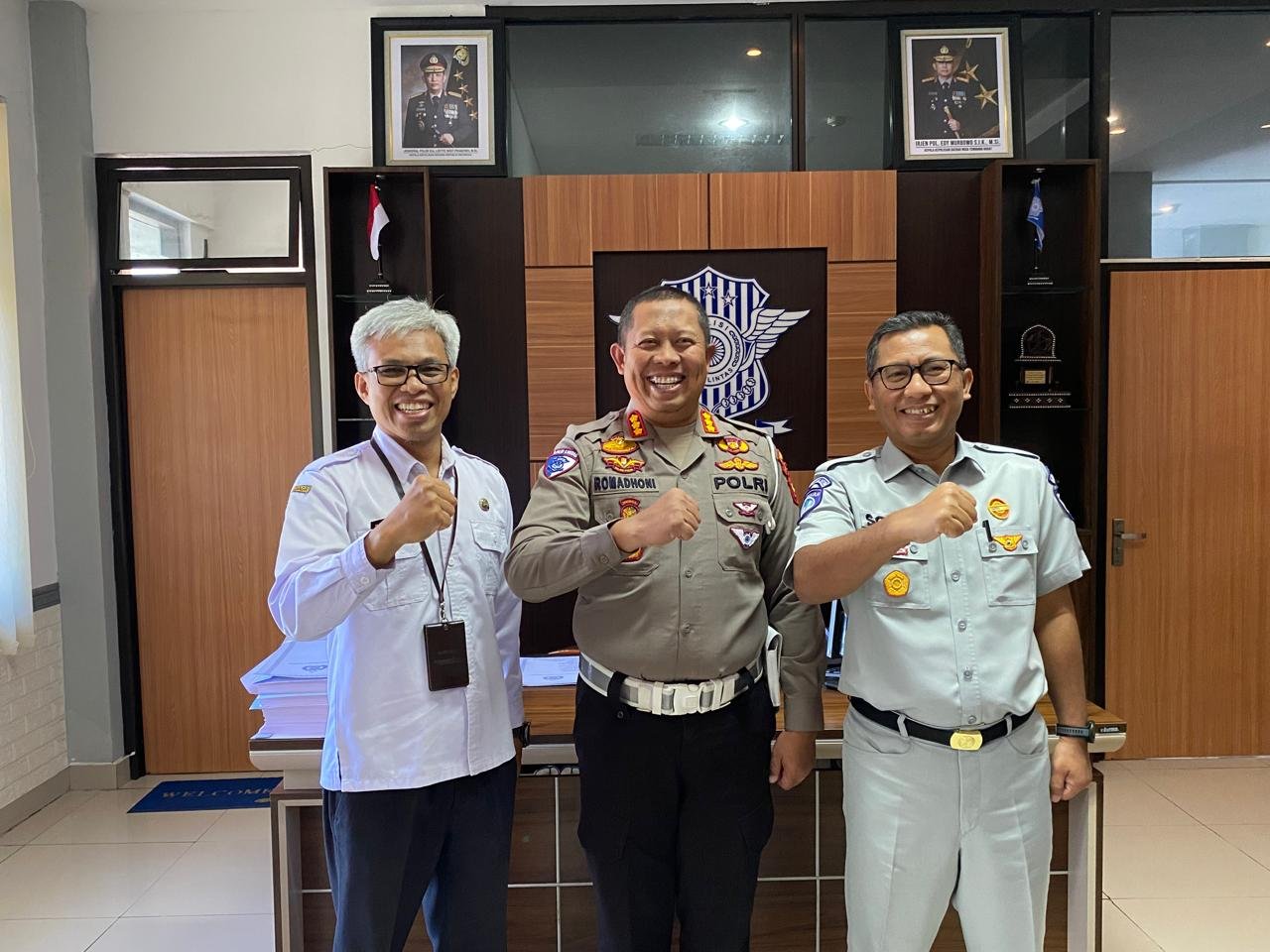 Perkuat Kolaborasi, Kepala Jasa Raharja NTB Koordinasi dengan Dirlantas dan Sekretaris Bapenda NTB