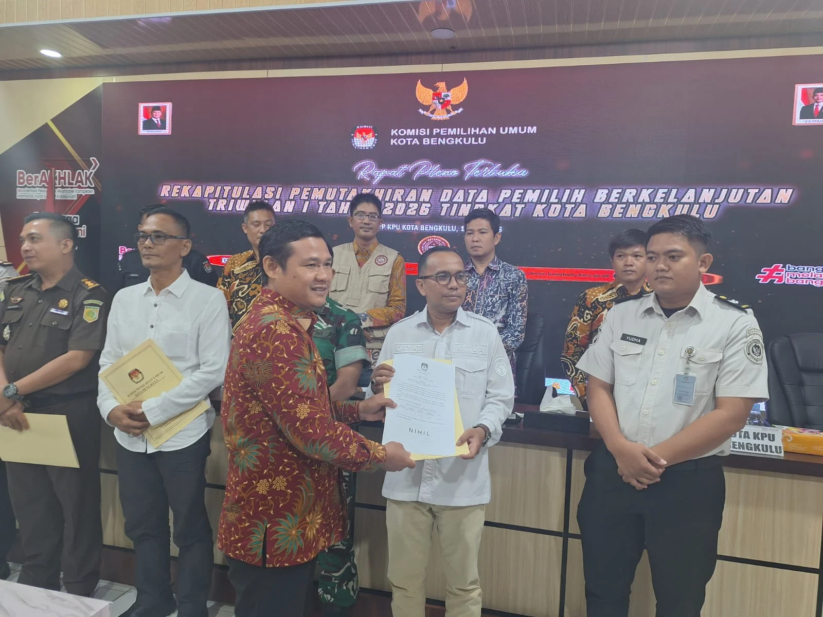 Bawaslu Hadiri Pleno Terbuka PDPB Triwulan I 2026 di Bengkulu