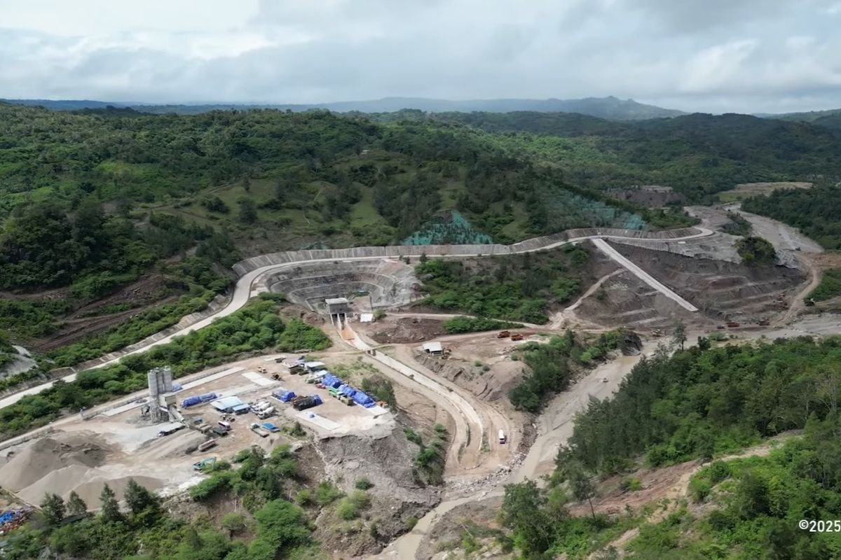 Progres Bendungan Manikin Lampaui Target, Perkuat Ketahanan Air di NTT