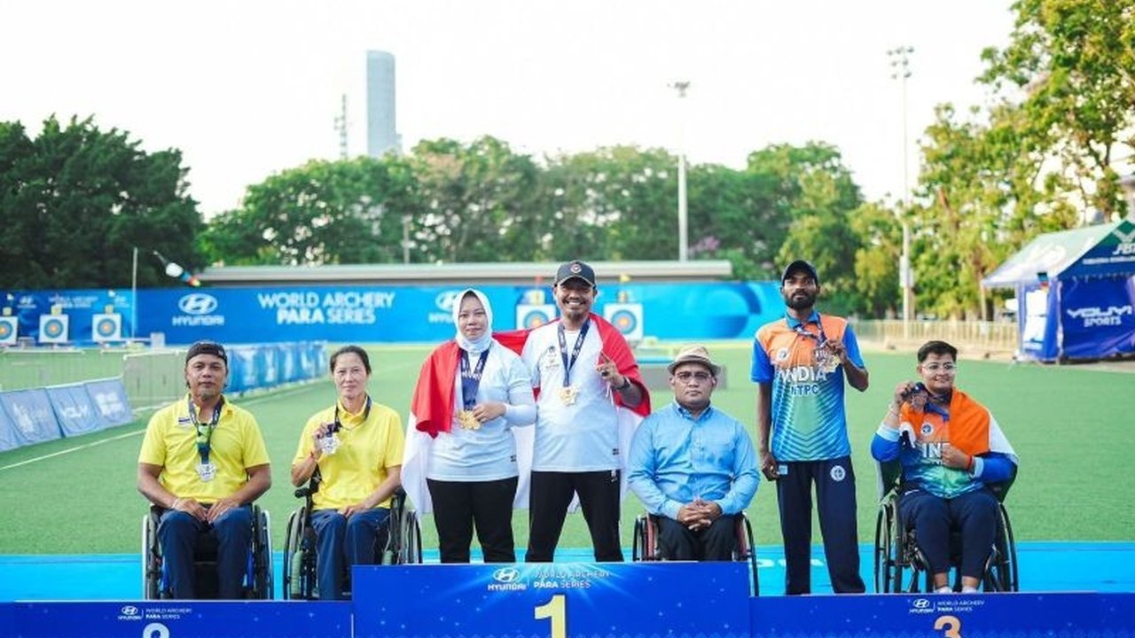 Indonesia Borong Tiga Emas di World Archery Para Series Bangkok 2026