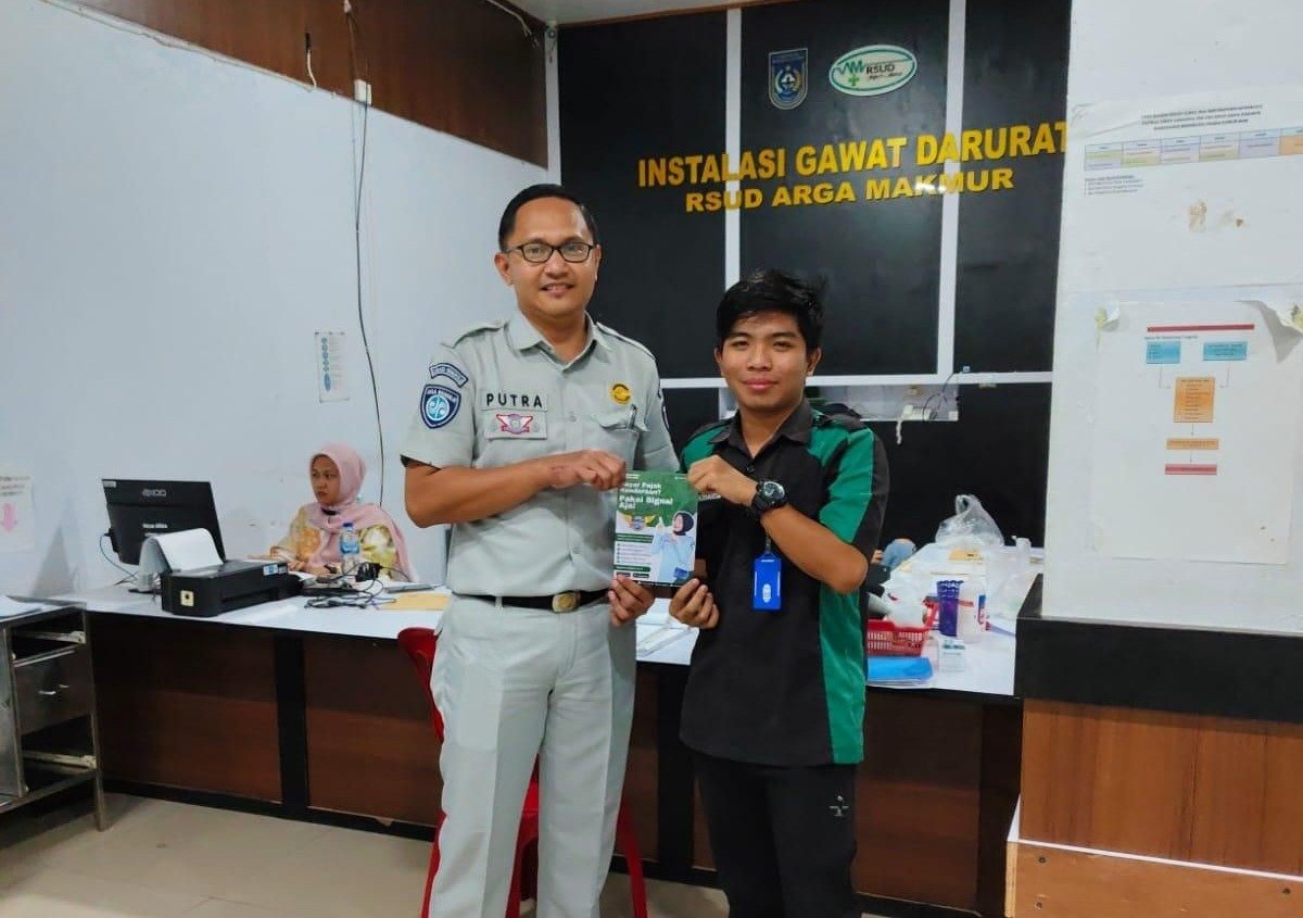 Jasa Raharja Bengkulu Lakukan Monitoring Korban Laka dan Sosialisasi Aplikasi SIGNAL di RSUD Argamakmur