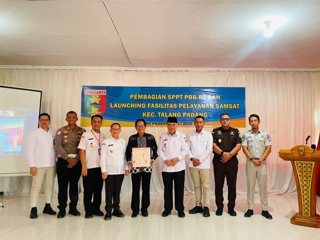 Jasa Raharja Lampung Dukung Peningkatan Pelayanan Publik melalui Penyerahan Fasilitas Samsat di Tanggamus