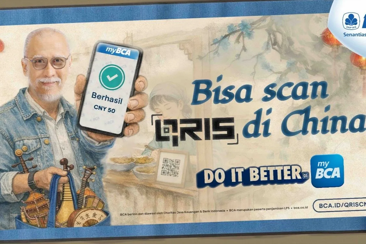 Transaksi di China Kini Lebih Mudah, BCA Luncurkan QRIS Lintas Negara