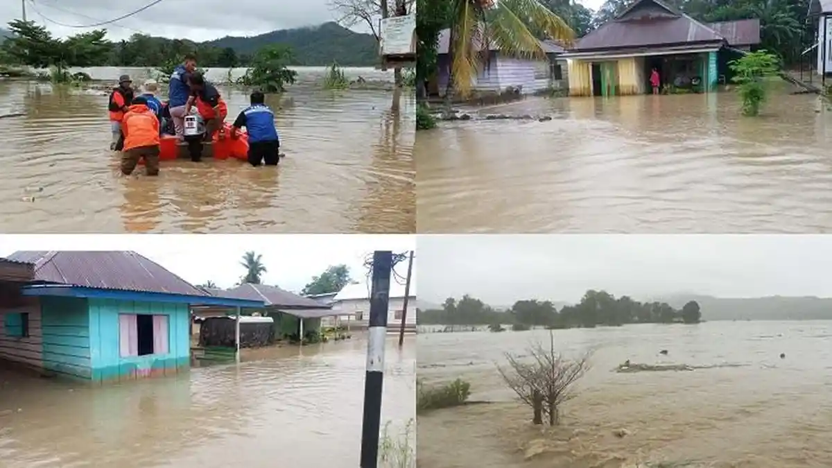 Banjir Rendam Empat Kecamatan di Kolaka, BPBD Fokus Evakuasi Warga