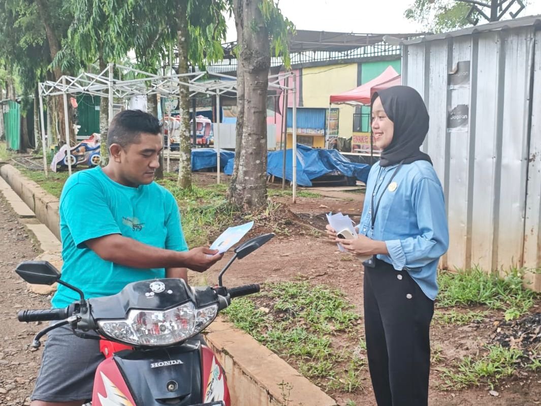 Jasa Raharja Kotabumi Gencarkan Sosialisasi Gebyar Samsat di Stadion Sukung Lampung Utara