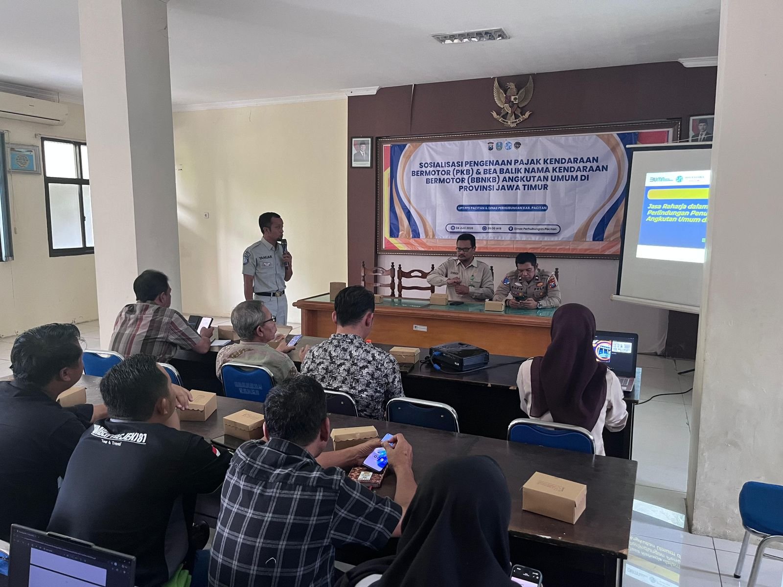 Jasa Raharja Pacitan Tekankan Pentingnya Perlindungan Penumpang dalam Forum LLAJ Pacitan