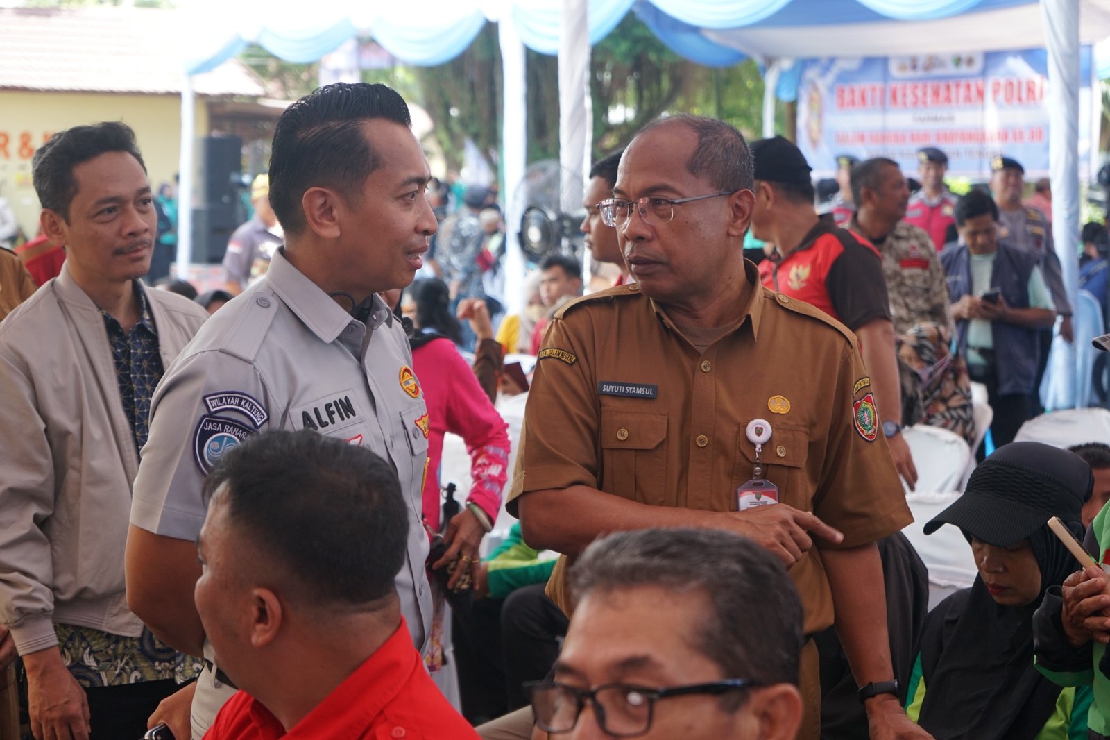 Hari Bhayangkara ke-80, Jasa Raharja Kalteng Dukung Bakti Kesehatan Polda Kalteng