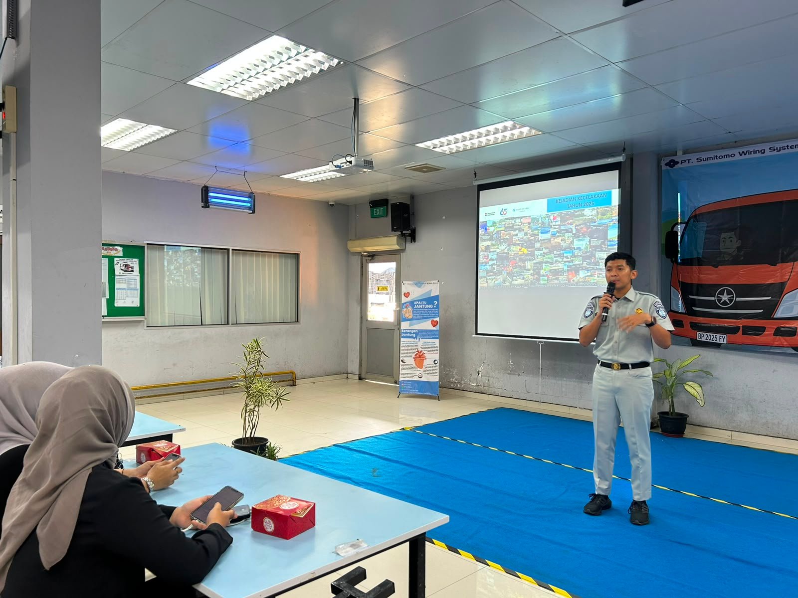 Jasa Raharja Gelar Safety Riding dan Sosialisasi Lapor Laka JR Ku bersama PT Sumitomo Kota Batam