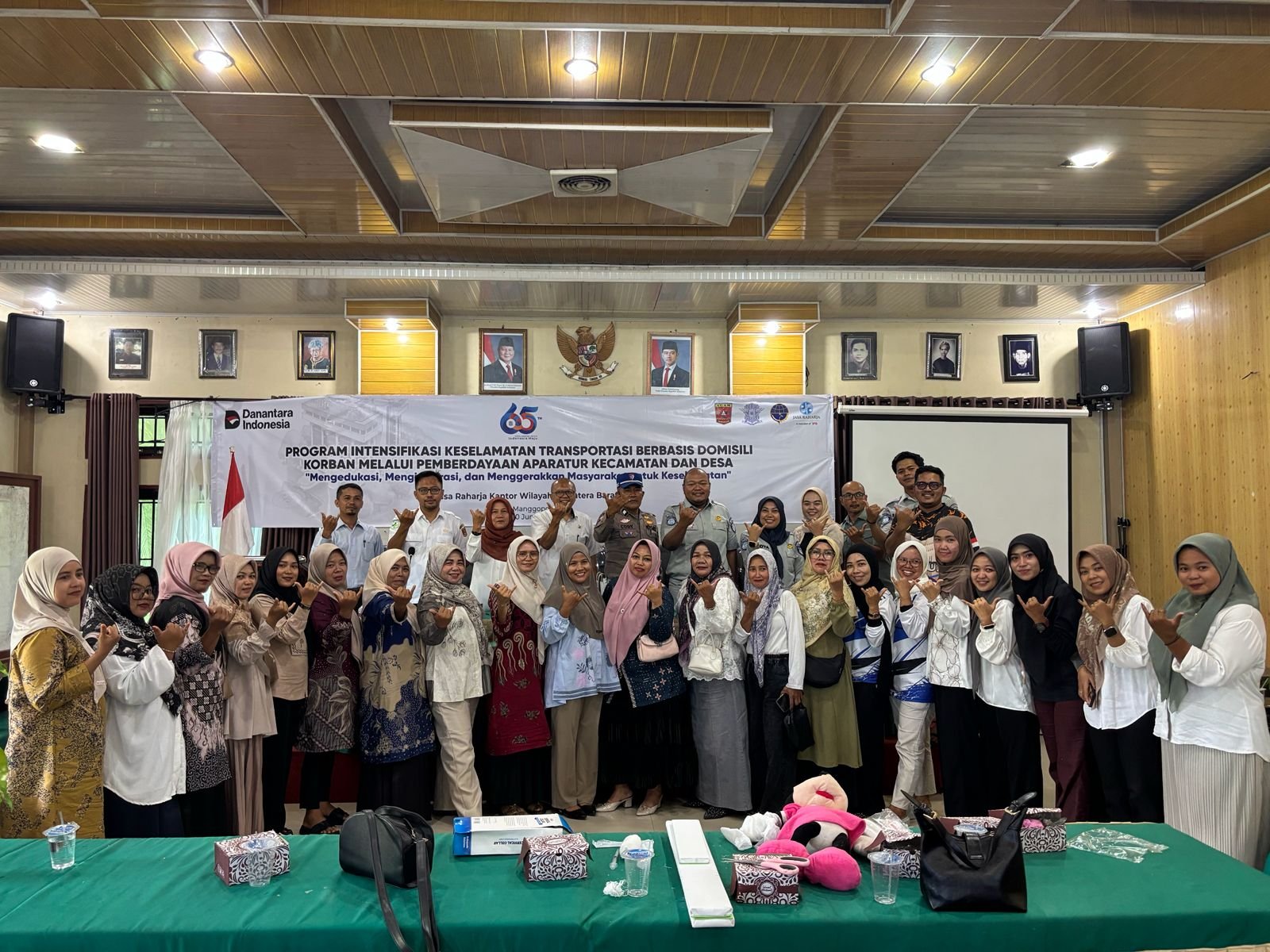 Jasa Raharja Sumatera Barat Gelar Sosialisasi Program Intensifikasi Keselamatan Transportasi dan Pelatihan PPGD di Nagari Manggopoh